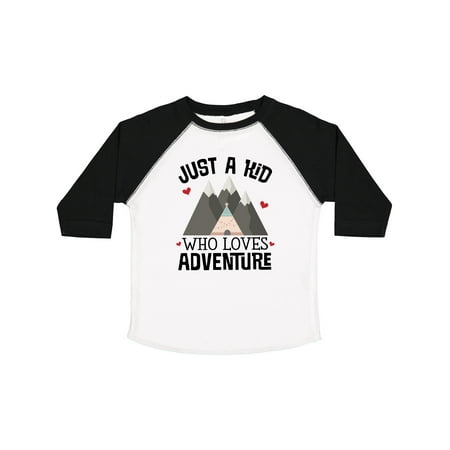 

Inktastic Just a Kid Who Loves Adventure Boys or Girls Toddler T-Shirt