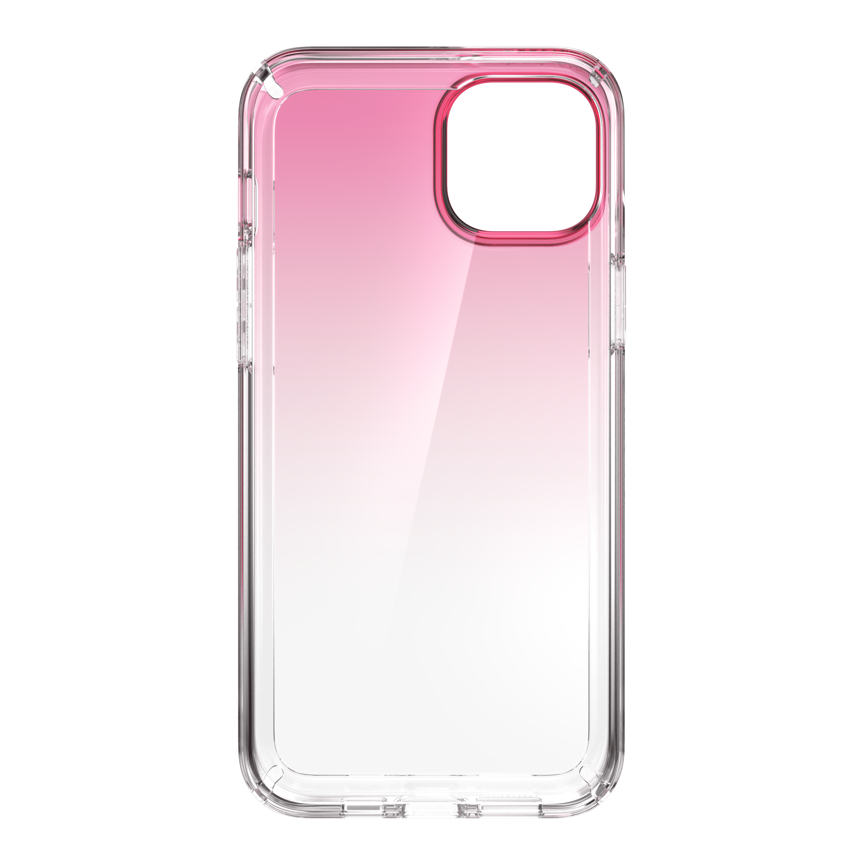 Speck Clear iPhone 14 Plus Case - Drop Protection, Scratch Resistant Dual Layer Slim Phone Case for 6.7" iPhones 14 Plus - Anti-Yellowing & Anti-Fade Case - Ombre Digital Pink Fade/Clear GemShell