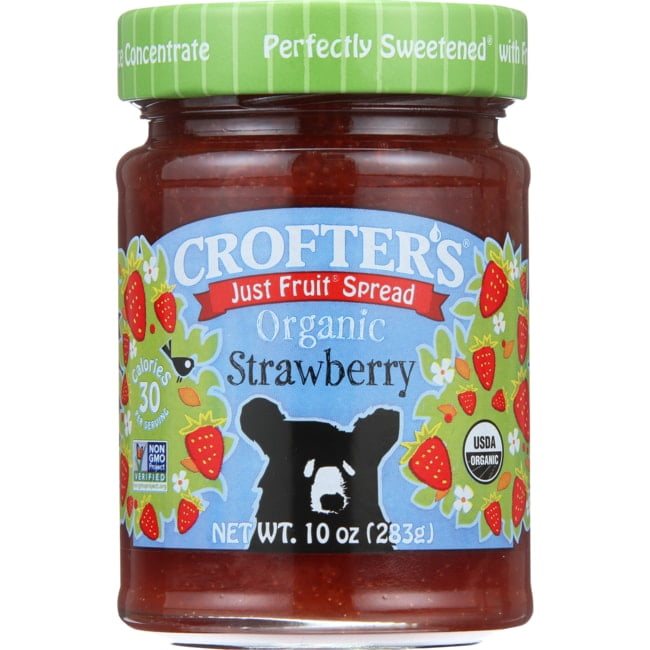 Crofters Fruit Spread Organic Premium Strawberry, 16.5 Oz - Walmart.com