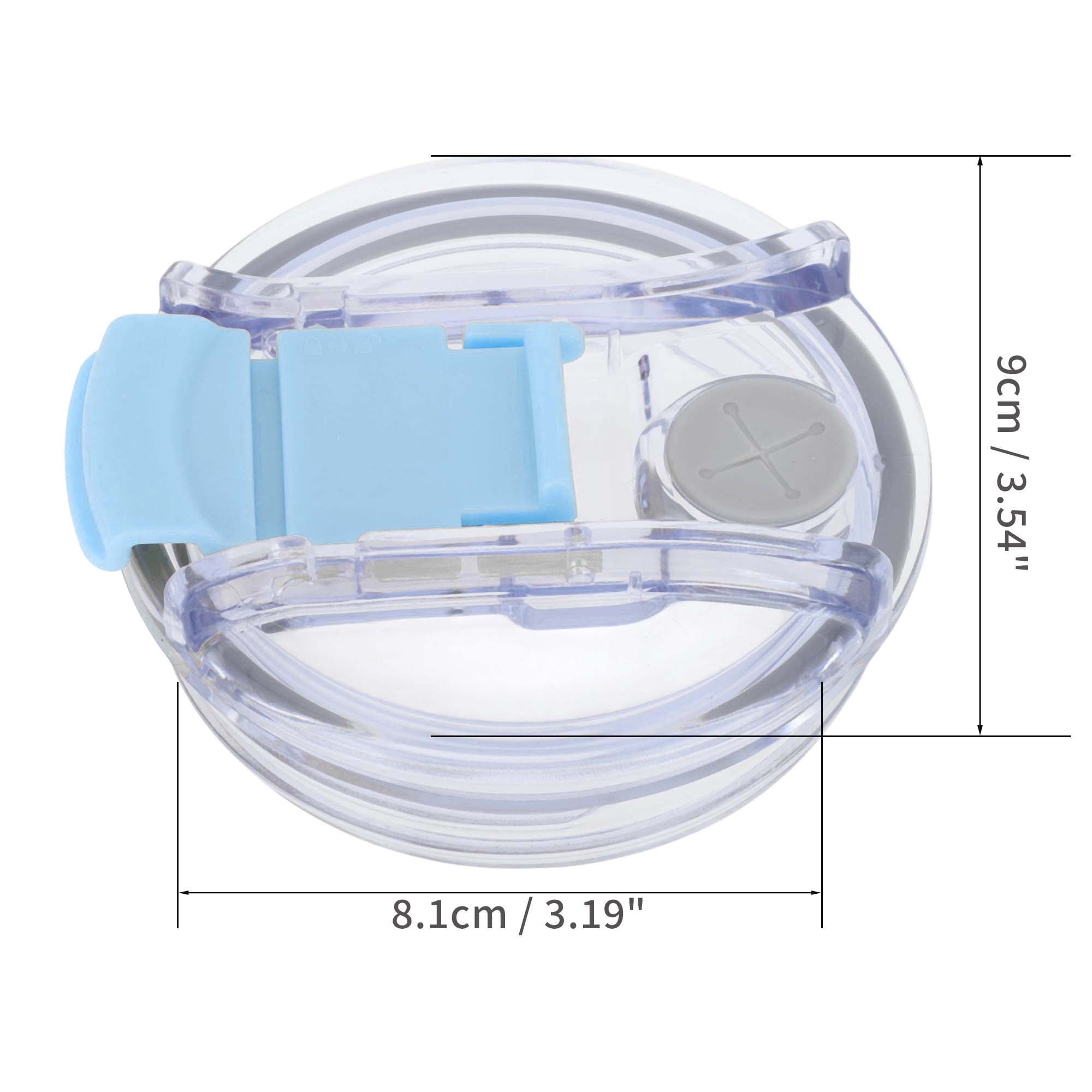 Unique Bargains 1 Pc Washable Tumbler Lid Blue