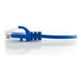 thumbnail image 3 of C2G 5ft Cat6 Snagless Unshielded (UTP) Slim Ethernet Network Patch Cable - Blue - Patch cable - RJ-45 (M) to RJ-45 (M) - 5 ft - UTP - CAT 6 - molded, snagless - blue, 3 of 3