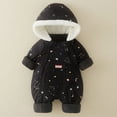 thumbnail image 7 of Kogui Snow Suit Toddler Boy Baby Boy Winter Fleece Snowsuit Jacket Toddler Girl Jumpsuit Warm Snow Suit Coat 2T 3T (Black,2-3 Years), 7 of 7