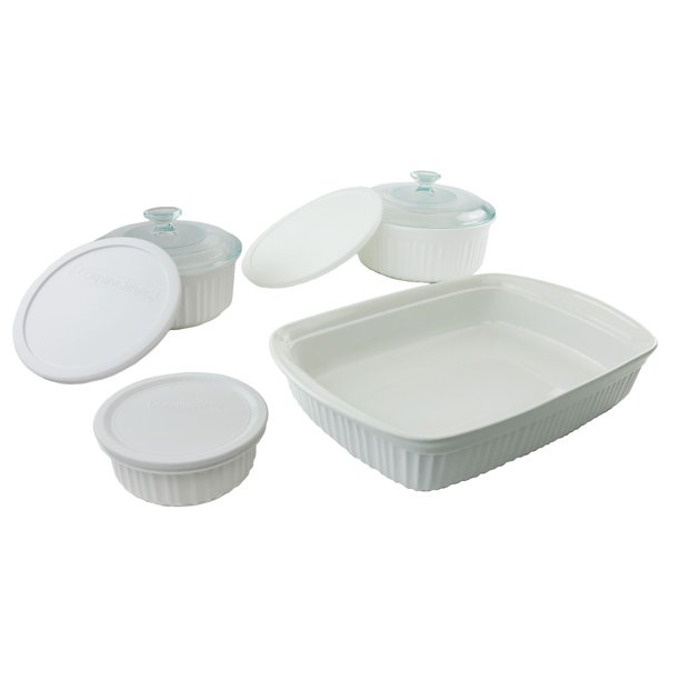 Corningware 9Piece French White Bakeware Set