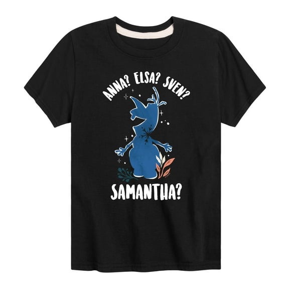 Frozen 2 - Lost Olaf - Toddler And Youth Short Sleeve Graphic T-Shirt