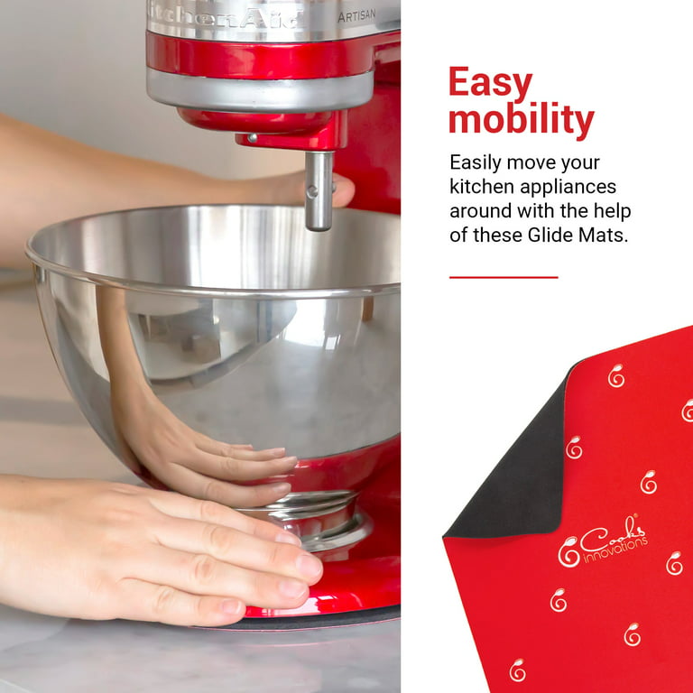 Cooks Innovations The Original Glide Mat - Easily Moving The Small Countertop Appliance - (Set Includes 3 Sizes: 8x8 inch, 10x12 inch, and 12x14 inch)