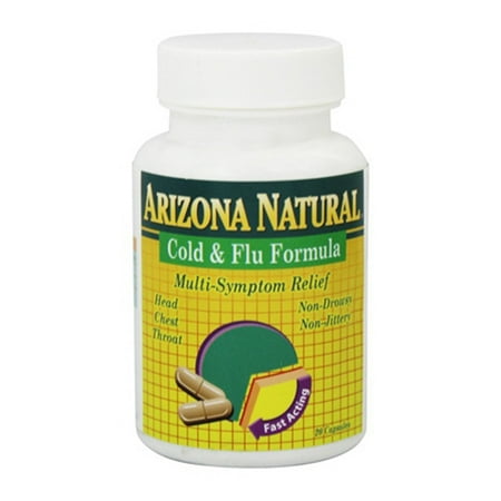 A-ok Natural - Arizona Natural Homeopathic Cold And Flu Formula Capsules - 20 Ea