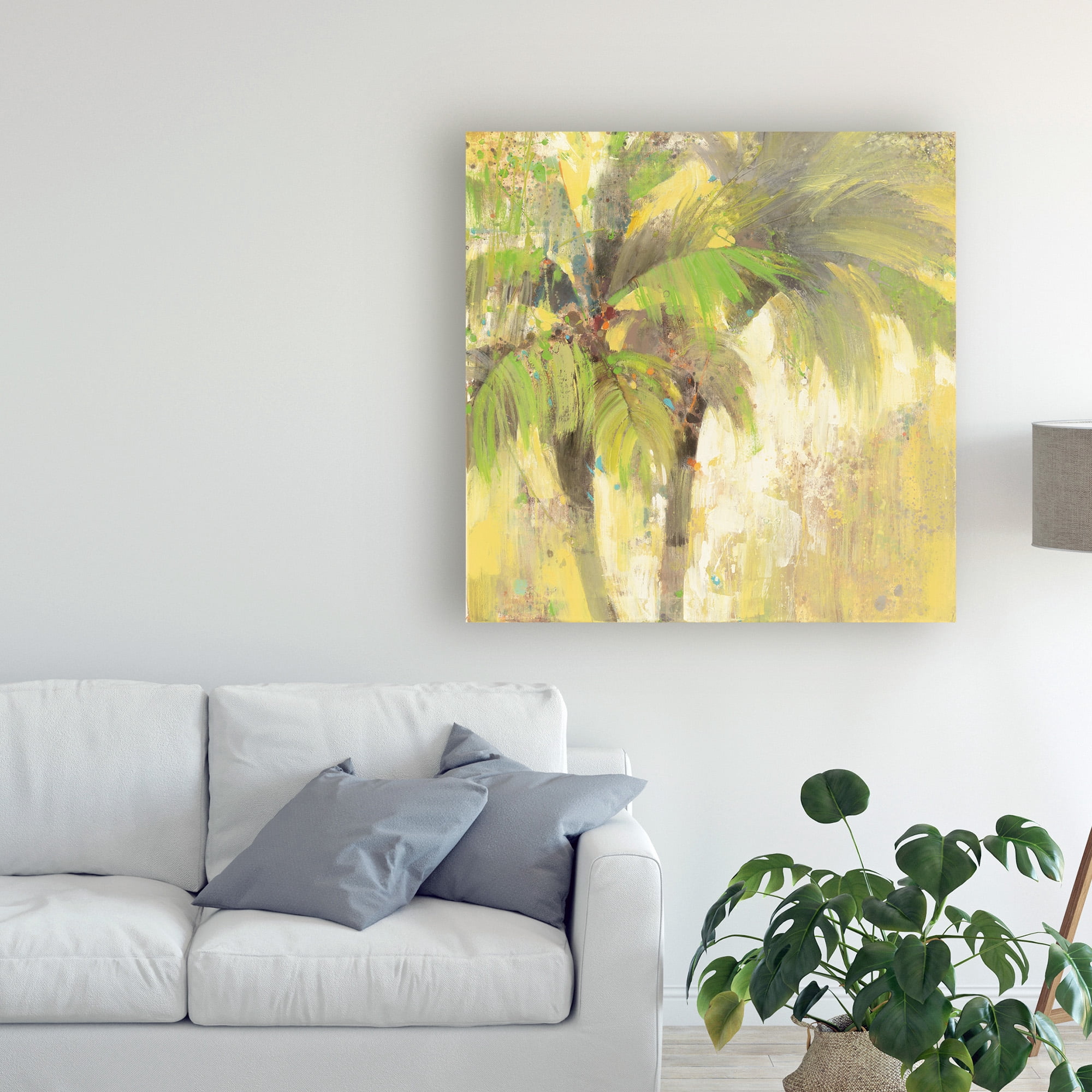 Trademark Fine Art 'Breezy Palm I' Canvas Art by Albena Hristova
