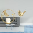 thumbnail image 2 of Escultura de bola de cristal, figura de resina, pájaro, animal, estatua, decoración artística de escritorio, base estable, adecuada para regalar,, 2 of 8