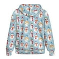 thumbnail image 5 of FOR U DESIGNS Snowman Christmas Zipper Hoodies for Women Oversized Long Sleeve Cardigan Hooded Size XL Sweatshirt Hoodie Jackets with Drawstring for Women Activewear, 5 of 7