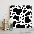 thumbnail image 5 of Cute Funny Canvas Wall Art, Cow Textures Framed Wall Decor Modern Artwork Prints Painting for Living Room, Bedroom, Kitchen & Cafe Decor 24x24 Inch, 5 of 9