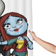 thumbnail image 2 of Cortina de ducha de Jack Skellington, juego de cortinas de ducha con dibujos animados para niños, niñas, dormitorios universitarios, baño, accesorios de decoración de bañera a prueba de agua con 12, 2 of 8