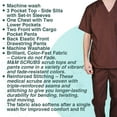 thumbnail image 4 of M&M SCRUBS Men's Scrub Set Medical Scrub Top and Pants, 4 of 6