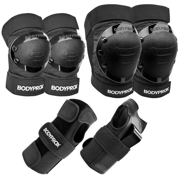 Set de equipo de protección: rodilleras Bodyprox, coderas y protectores de muñeca
