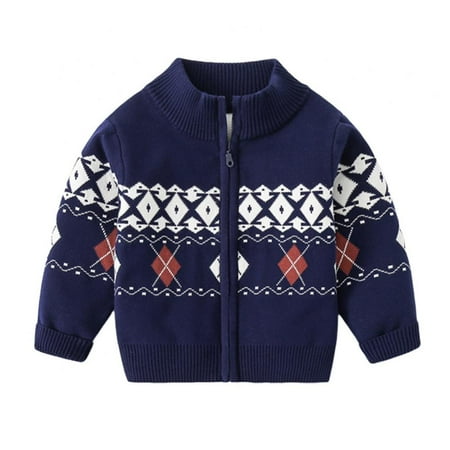 

Children s Clothing Long-sleeved Fashion Sweater Warm Coats Casual Outerwear Children s Knit Cardigan Jacket