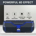 thumbnail image 4 of Outdoor Bluetooth Speaker, Portable Subwoofer, 1200mAh Long Battery Life (6-8H), 360° Surround Sound, HiFi Audio, USB/TF/FM/AUX, Wireless Music Player, 4 of 9