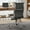 High Back-Black, variant on Raffle Pinker Ribbed Genuine Leather Office Desk Chair Mid Back Armless Executive Conference Room Chair Adjustable Computer Chair Swivel Chair for Home Office, Black