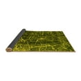 thumbnail image 2 of Ahgly Company Indoor Rectangle Abstract Yellow Modern Area Rugs, 7' x 10', 2 of 4