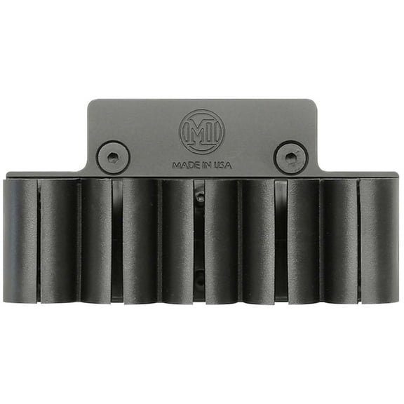 Midwest Industries Shotgun Shell Holder Plate Bundle, 5 Shells, Black