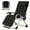 Black, variant on FICISOG Zero Gravity Chair, Lounge Chair with Removable Cushion & Tray for Indoor and Outdoor, Ergonomic Patio Recliner, Folding Reclining Chair for Adults, Portable Recliner, Black