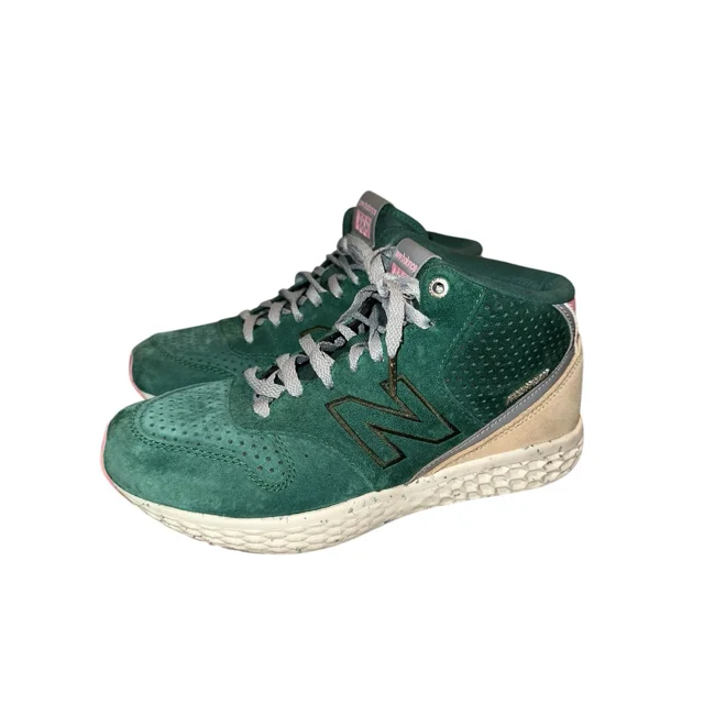 New Balance Fresh Foam 988 Mid Sneakers Shoes Sz 10 M Green Pink Beige Mens