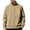Khaki, variant on Men's Quarter Zip Pullover with Zipper Pockets Polar Fleece Warm Soft Golf Sweatshirts for Athletic Workout Running Wine