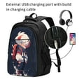 thumbnail image 2 of My Hero Academia Todoroki Shoto Backpack Schoolbag Large Capacity Daypack Bookbag Satchel Notebook Laptop Backpack Travel Bag USB Rucksack, 2 of 7