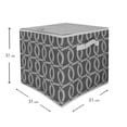 thumbnail image 2 of Cesto Hometrends Organizador Tela Gris, 2 of 2