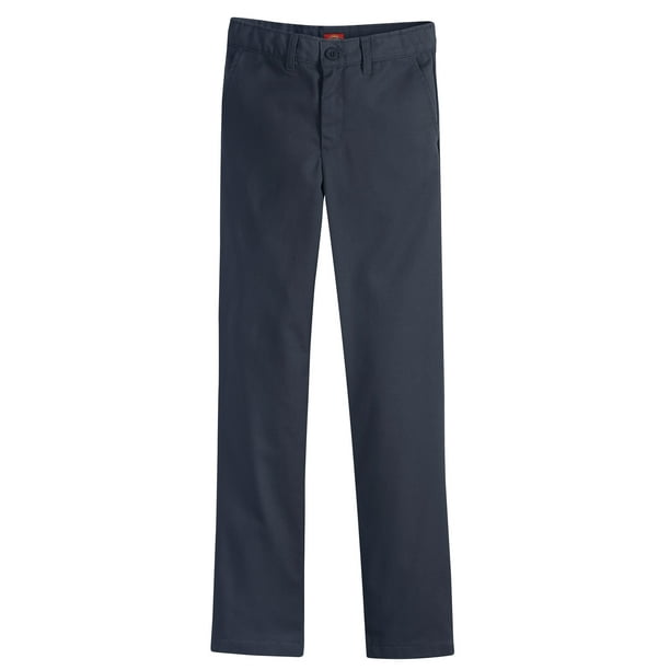 Dickies Dickies Girls School Uniform FlexWaist Slim Fit Straight Leg