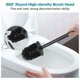 thumbnail image 5 of Stainless Steel 304 Square Wall-Mounted Toilet Brush Holder with 1 Brush Head, Black, 5 of 5