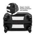 thumbnail image 4 of Bixox Washable Black And White Stripes Printed Luggage Cover, Fashion Suitcase Protector Fits for X-Large luggage, 4 of 8