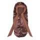 thumbnail image 1 of Women Sleeping Hat Long Tail Braid Hair Night Sleep Cap coffee, 1 of 5