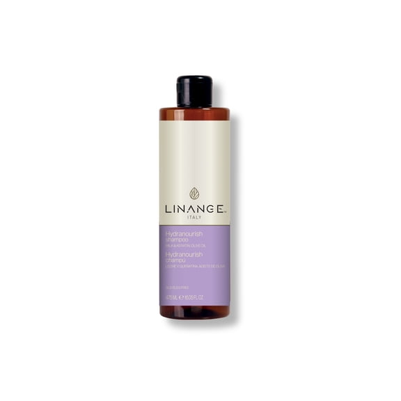 LINANGE Hydranourish Shampoo with Milk, Keratin &  Olive Oil 500ml / 16.9fl oz