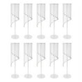 thumbnail image 4 of 10XGeometric Wedding Centerpieces Column Flower Stand W/Chandelier Crystals, 4 of 14