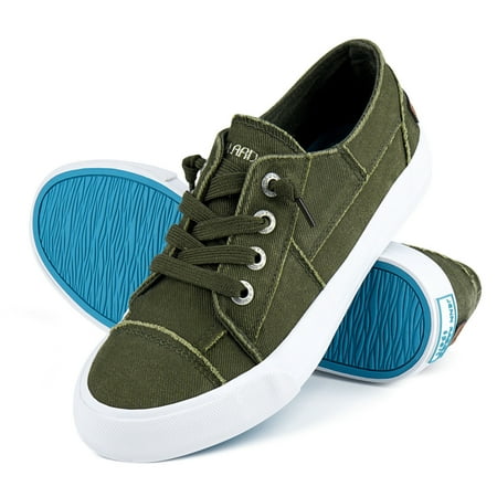 

Women s Canvas Sneakers Fashion Slip On Loafers Casual Shoes Splicing Flat Shoes