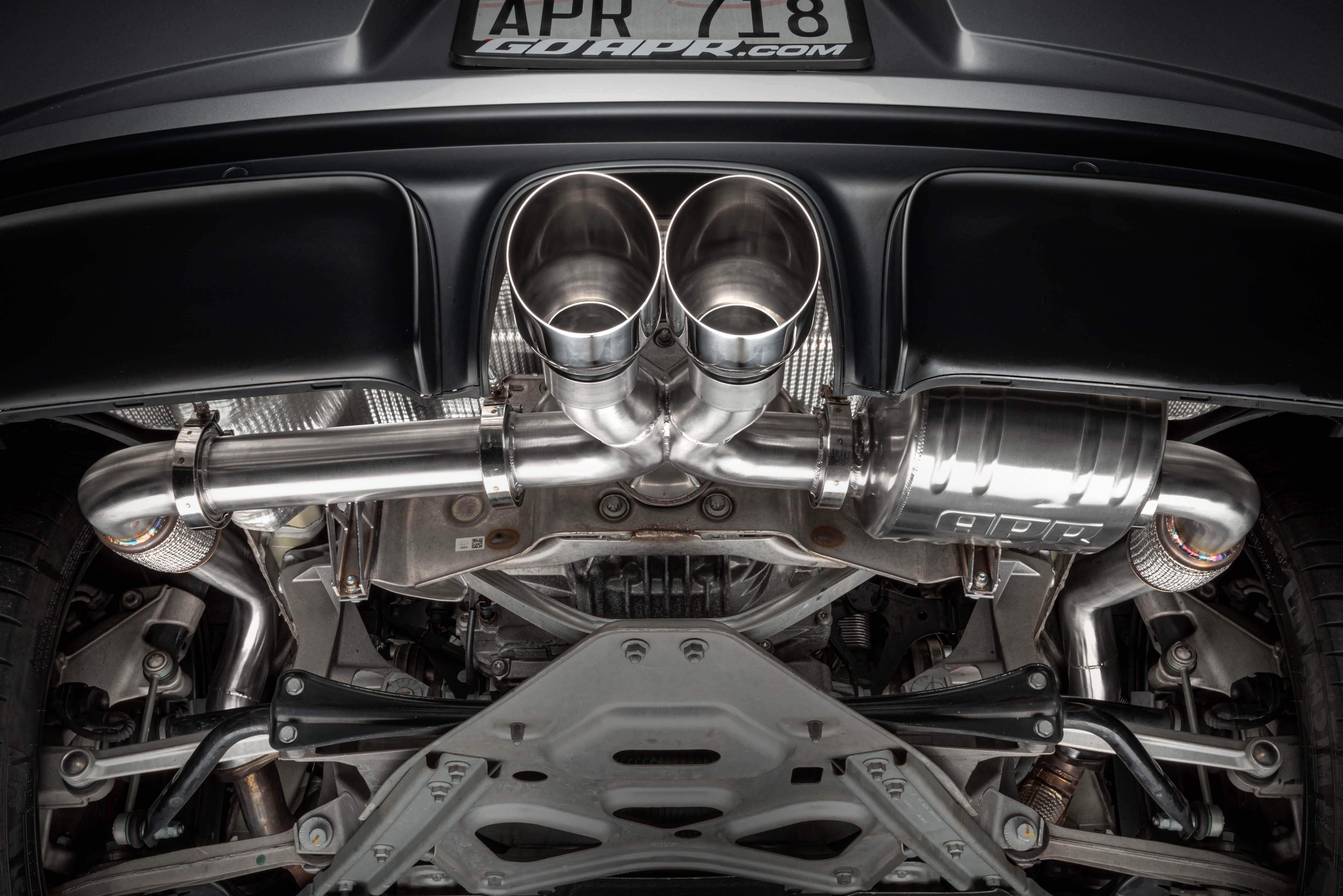 APR CBK0029 Optional Muffler Right Side APR CBK0024 Cat-Back