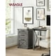 thumbnail image 2 of Archivador VASAGLE con soporte para impresora de 3 cajones, gris, 2 of 6