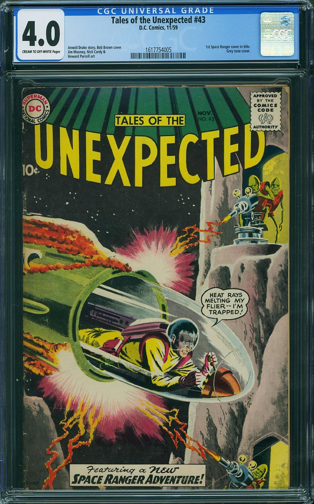 Cover of Tales of the Unexpected #43