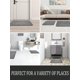 thumbnail image 4 of 1pc Blue Stone Texture Sponge Bathroom Mat, Non-slip Bath Mat, Toilet Rug, 4 of 4