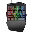 thumbnail image 4 of SANOXY One-Hand Gaming Keyboard LED Backlit 35-Key Wired Black, 4 of 6
