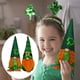 thumbnail image 4 of Decoraciones Del Día de San Patrico Muñeca sin Rostro Gnome Hecha a Mano 10.2x3.5 Pulgadas para la Fiesta Del Día Irlandés Mesa de Casa Regalos Divertidos de Oficina, 4 of 7