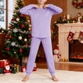thumbnail image 4 of RXMEKW Girls Long Sleeve Tops, Solid Color Set for 5-14 Years, 4 of 9