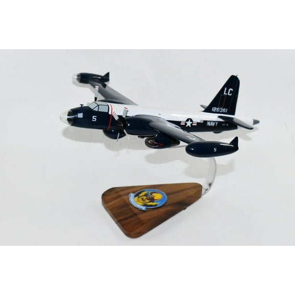 Lockheed Martin® P2V5 Neptune, VP-8 Fighting Tigers, 18in Mahogany Scale Model
