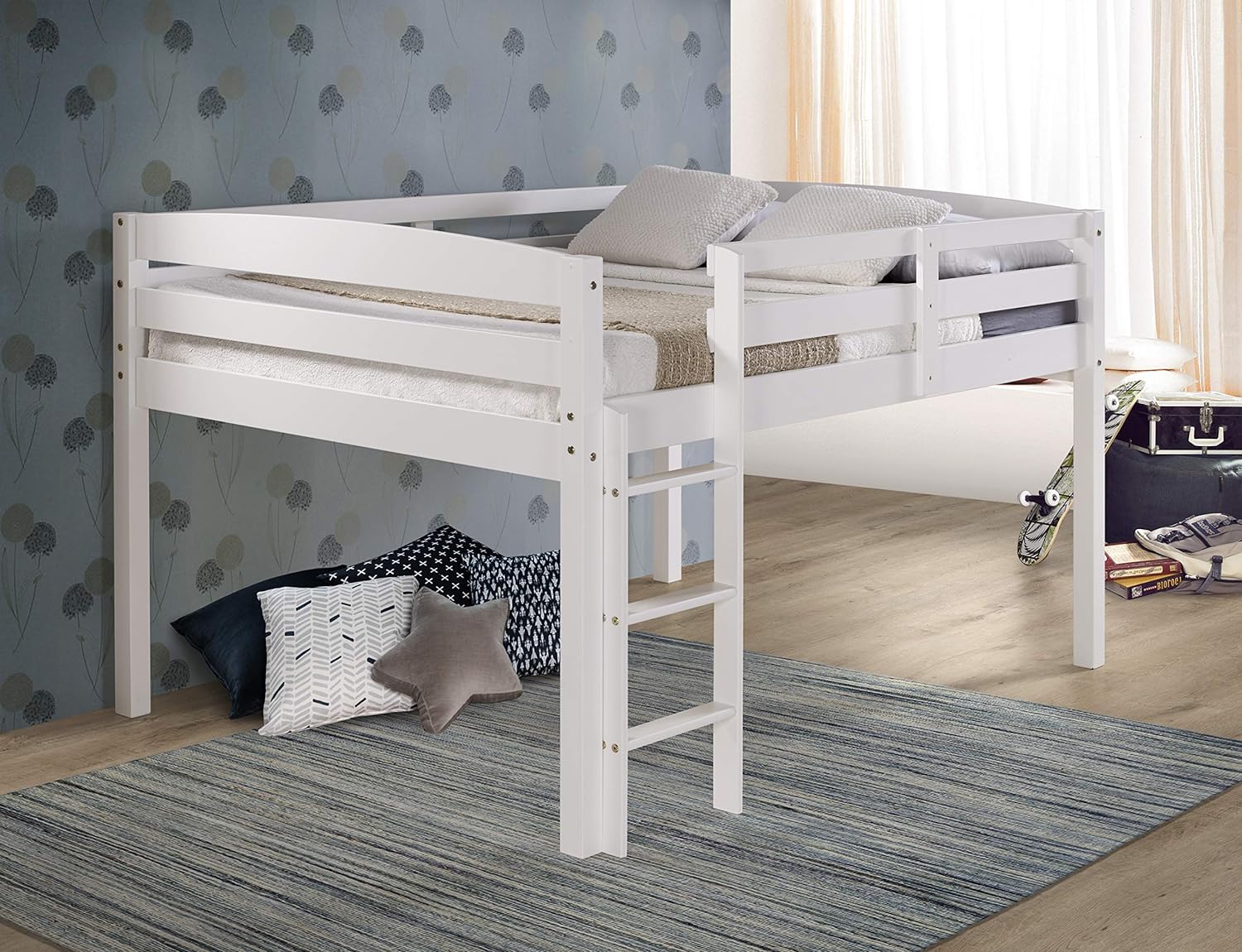 Eco-Flex Furniture T1303F Concord Full Size Junior Loft Bed - White - image 2 of 6