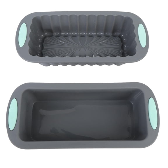 Suodoka 2‑Pack Silicone Loaf Pan – Non‑Stick, Heat‑Resistant Baking Tray for Bread, Cakes, Brownies & Meatloaf