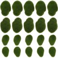 thumbnail image 1 of Shisuyan Simulated Moss Stone Artificial Moss Rocks Flocking 24pcs, 1 of 9