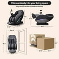 thumbnail image 5 of 2026 4D Massage Chair,Full Body Zero Gravity with SL Track,Heat, AI Control,12 Auto Programs,Black, 5 of 9