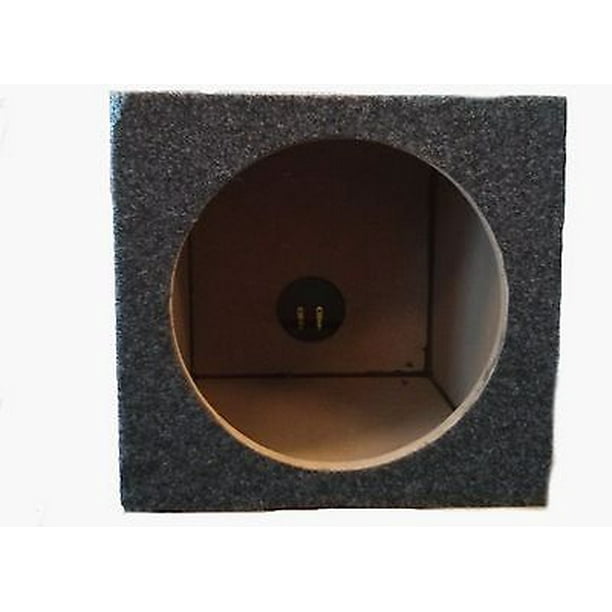 CAR AUDIO SINGLE 8 INCH SUB BOX WOOFER SUBWOOFER SEALED ENCLOSURE