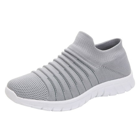 

On Running Shoes Women 2022 Women s New Four Seasons Casual Lightweight Flying Weaving Shoes Leisure Sports Net Red Overshoes Walking Sport Shoes sneakers for Women Grey