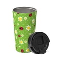 thumbnail image 2 of Goofa Daisies And Ladybugs for Insulated Travel Coffee Mug Spill Proof Leak Proof 16 OZCoffee Tumbler Reusable Coffee Cups with Lids Thermos for Hot and Cold Drink, 2 of 8