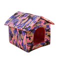 thumbnail image 1 of Casa impermeable para gatos, casa para perros, casa para perros a prueba de lluvia al aire libre, casa para gatos, suministros para mascotas Eigraketly EL013360-02, 1 of 6